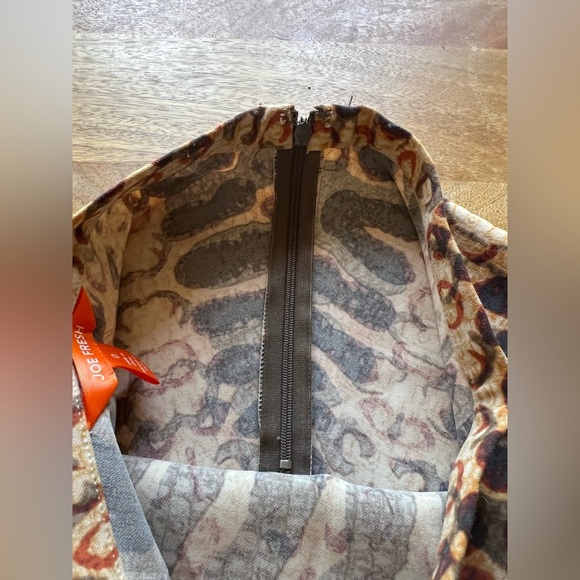 Joe Fresh Brown Cream Pront A-Line Skirt | Size 0 - Picture 11 of 13